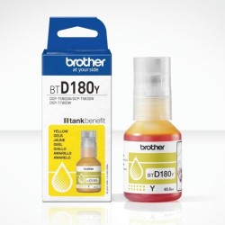 Bouteille d'encre - Brother - BTD180Y - Jaune - 5000 pages - Unité -