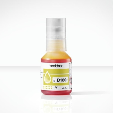 Bouteille d'encre - Brother - BTD180Y - Jaune - 5000 pages - Unité - Standard