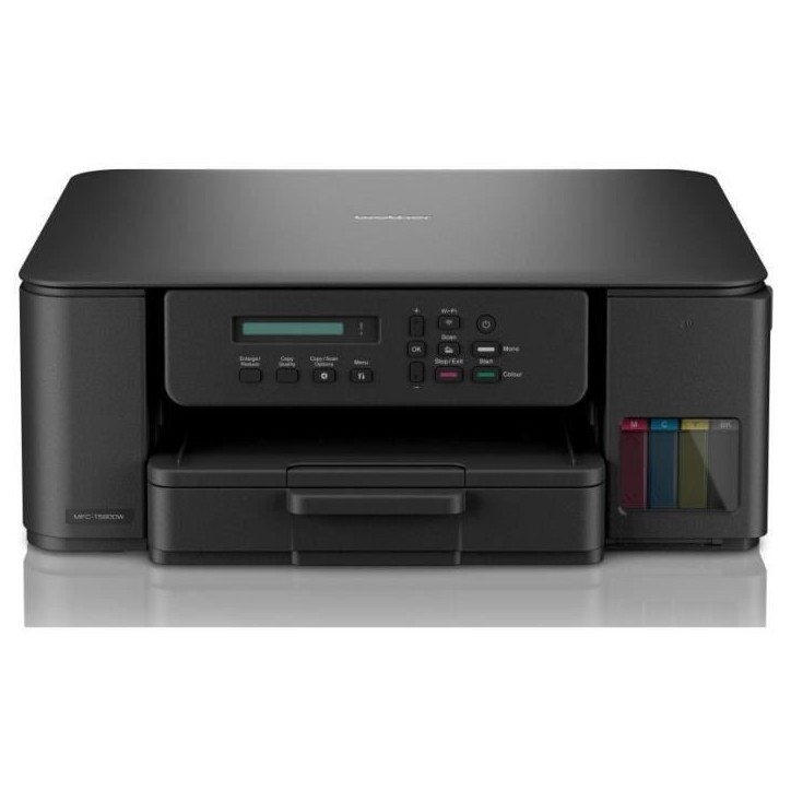 Imprimante multifonction 3-en-1 - BROTHER - DCP-T580DW - Wi-Fi et Wi-Fi direct - Jet d'encre - A4 Tank