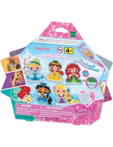 Aquabeads - EPOCH - Coffret Princesses Disney - Plus de 800 perles étoiles multicolores