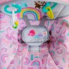 BRIGHT STARTS Balancelle bébé électrique compacte – Animaux, rose