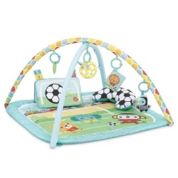 BRIGHT STARTS Tapis d'Eveil bébé Football, Arche de jeu avec jouets