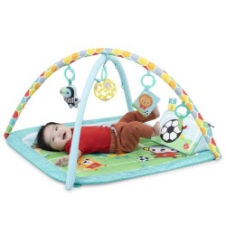 BRIGHT STARTS Tapis d'Eveil bébé Football, Arche de jeu avec jouets