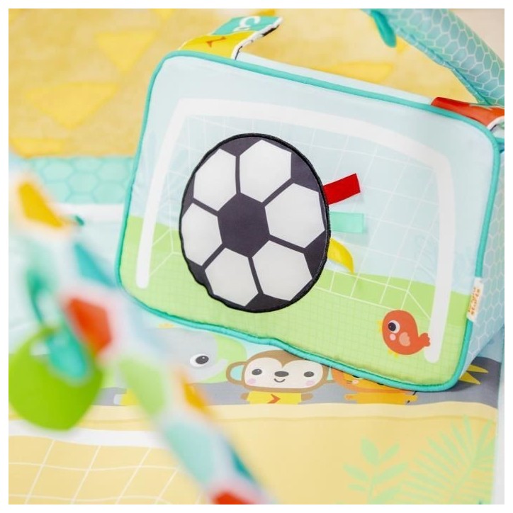 BRIGHT STARTS Tapis d'Eveil bébé Football, Arche de jeu avec jouets Oball, Musique et Lumieres, Cadeau Noel bébé BRIGHT STARTS Tapis d'Eveil bébé Football, Arche de jeu avec jouets Oball, Musique et Lumieres, Cadeau Noel bébé