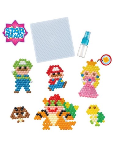 Le kit Super Mario - AQUABEADS - Perles qui collent avec de l'eau