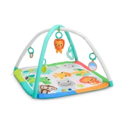 BRIGHT STARTS Tapis de sol éveil bébé évolutif pliable- Jungle Ble