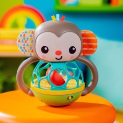 BRIGHT STARTS Jouet hochet musical et lumineux Grab - Giggle Monkey -