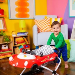 BRIGHT STARTS Trotteur bébé pliable 3 en 1, petite voiture , 3 modes