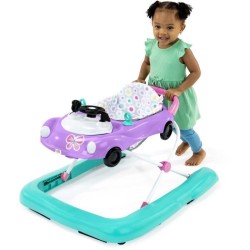 BRIGHT STARTS Trotteur bébé pliable 3 en 1, petite voiture, 3 modes