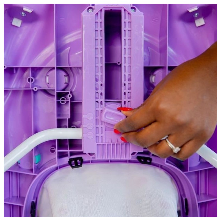 BRIGHT STARTS Trotteur bébé pliable 3 en 1, petite voiture, 3 modes de jeux évolutifs, violet, Cadeau Noel bébé