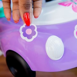 BRIGHT STARTS Trotteur bébé pliable 3 en 1, petite voiture, 3 modes