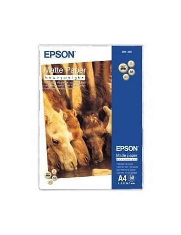Papier photo mat EPSON S041256 - 167g/m2 - A4 - 50 feuilles