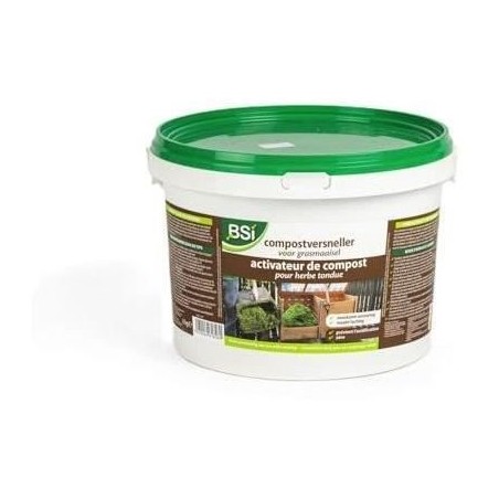 Activateur de compost - BSI - Pour herbe tondue - Prévient l'acidific