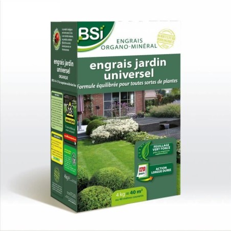 BSI - Engrais Bio - Universel - Pour Végétaux Multiples - Gazon, Pot