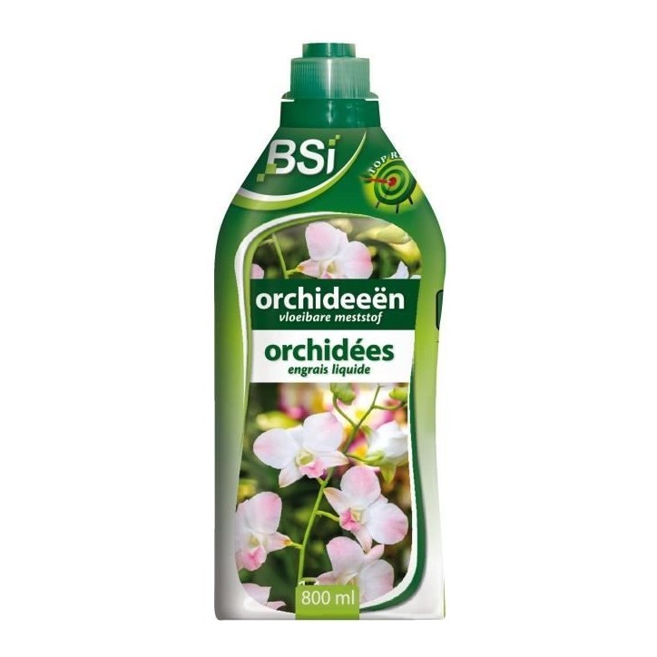 BSI - Engrais - Pour Orchidées - Stimule La Floraison Et La Croissance - Avec Oligo-éléments Et Chélates - 800 ml BSI - Engrais - Pour Orchidées - Stimule La Floraison Et La Croissance - Avec Oligo-éléments Et Chélates - 800 ml