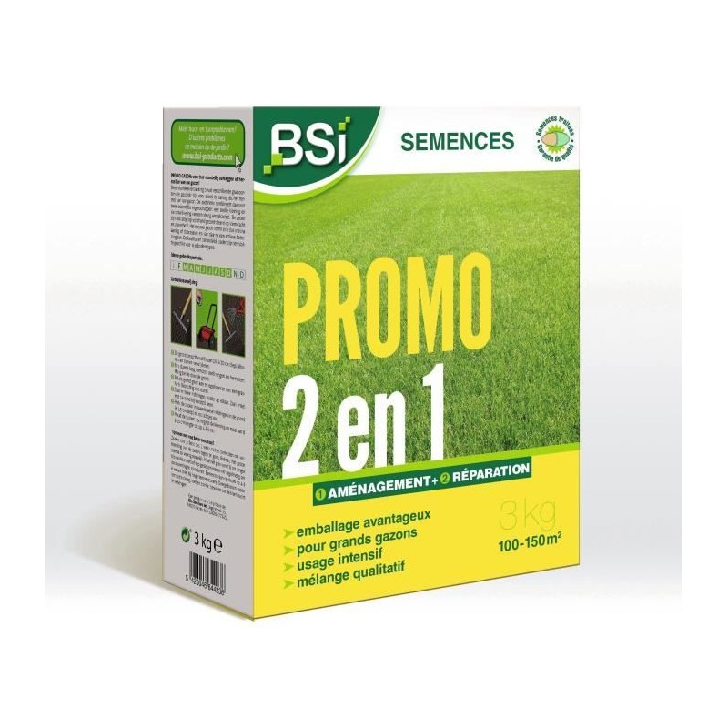 BSI - Semences De Gazon - Aménagement Ou Réparation Rapide - Avec En BSI - Semences De Gazon - Aménagement Ou Réparation Rapide - Avec En