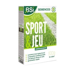 BSI - Semences De Gazon - Sport Ou Jeu - Avec Enrobage Protecteur - Tr