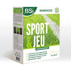 BSI - Semences De Gazon - Sport Ou Jeu - Avec Enrobage Protecteur - Tr