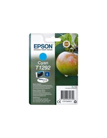 EPSON Cartouche d'encre T1292 Cyan - Pomme (C13T12924012)