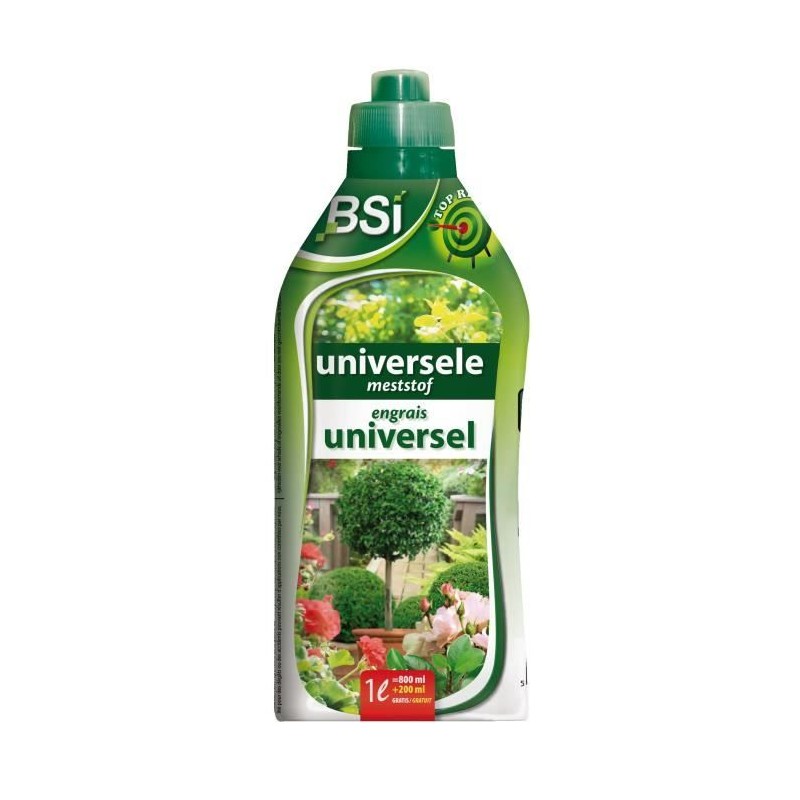 BSI - Engrais Universel - Liquide - Pour Plante d'Intérieur Ou Balcon BSI - Engrais Universel - Liquide - Pour Plante d'Intérieur Ou Balcon