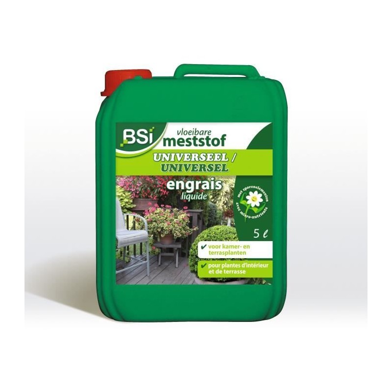 BSI - Engrais Universel - Liquide - Pour Plante d'Intérieur Ou Balcon BSI - Engrais Universel - Liquide - Pour Plante d'Intérieur Ou Balcon