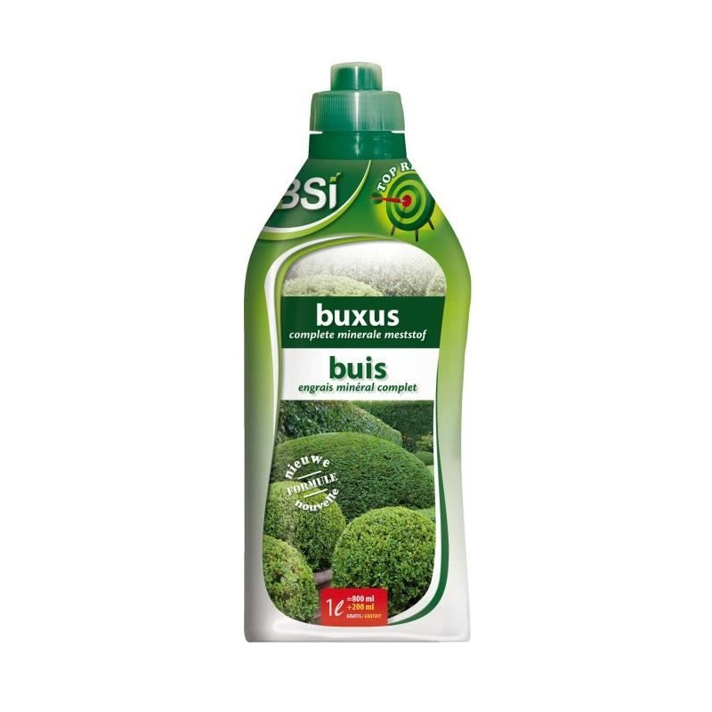 BSI - Engrais Minéral - Liquide - Pour Buis - Pour Les Especes De Bui BSI - Engrais Minéral - Liquide - Pour Buis - Pour Les Especes De Bui