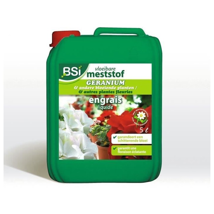 BSI - Engrais Minéral - Liquide - Pour Buis - Pour Les Especes De Buis - Oligo-Eléments Solubles Dans l'Eau - 5L BSI - Engrais Minéral - Liquide - Pour Buis - Pour Les Especes De Buis - Oligo-Eléments Solubles Dans l'Eau - 5L