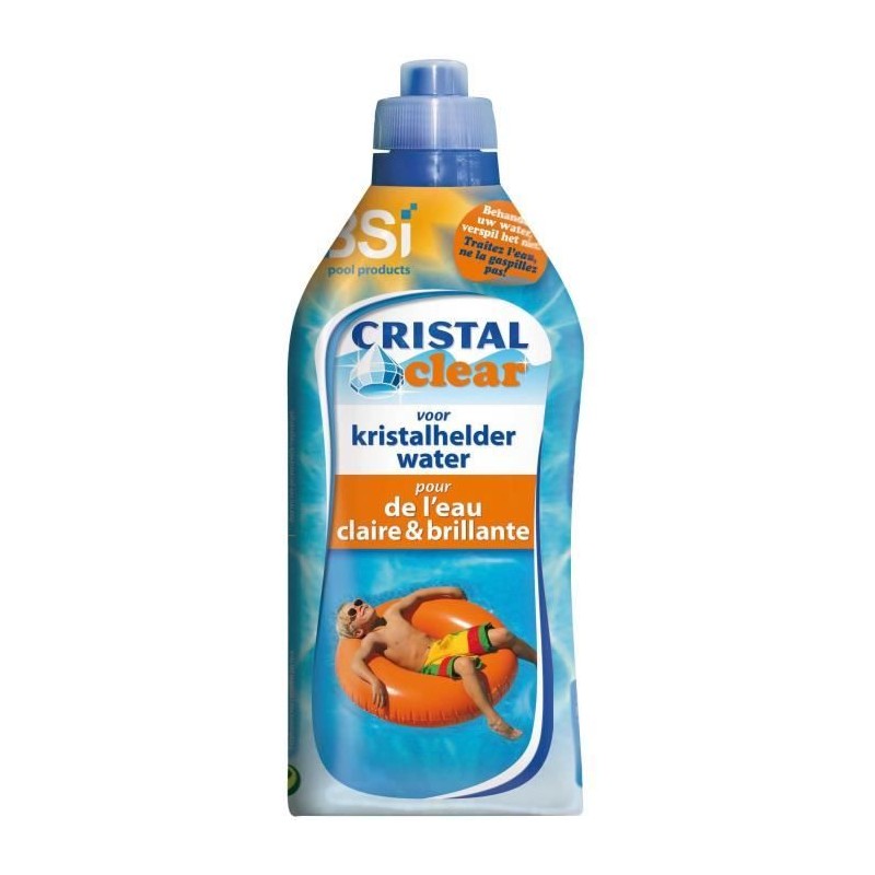 BSi nettoyant piscine Cristal clear 1 litre bleu