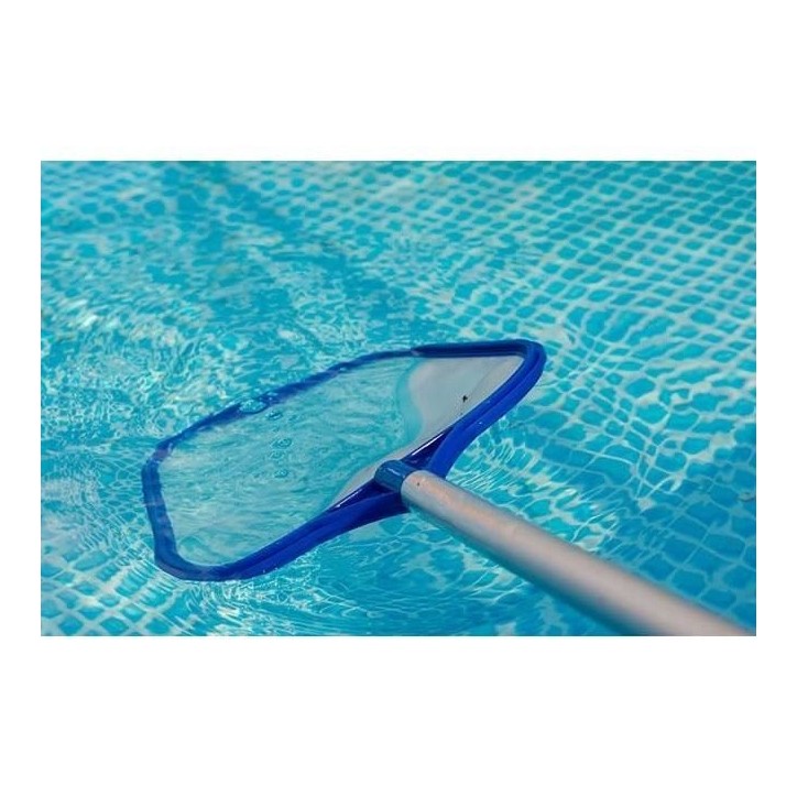 Epuisette - BSI - Epuisette de surface - Démontable - Pour ôter les feuilles et insectes - Pour piscine - 140cm