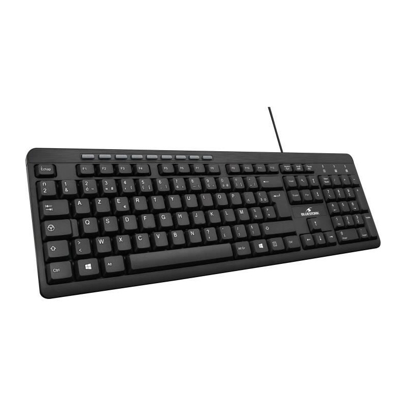 Clavier Filaire - BLUESTORK - MEDIAFIRST II - Clavier FR - Noir Clavier Filaire - BLUESTORK - MEDIAFIRST II - Clavier FR - Noir