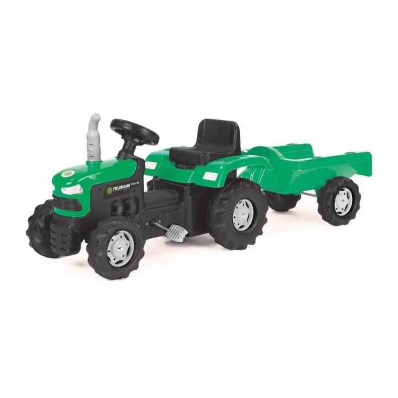 Tracteur a pédales avec remorque - Buddy Toys - BPT 1013