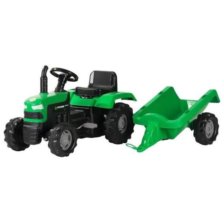 Tracteur a pédales avec remorque - Buddy Toys - BPT 1013 Tracteur a pédales avec remorque - Buddy Toys - BPT 1013