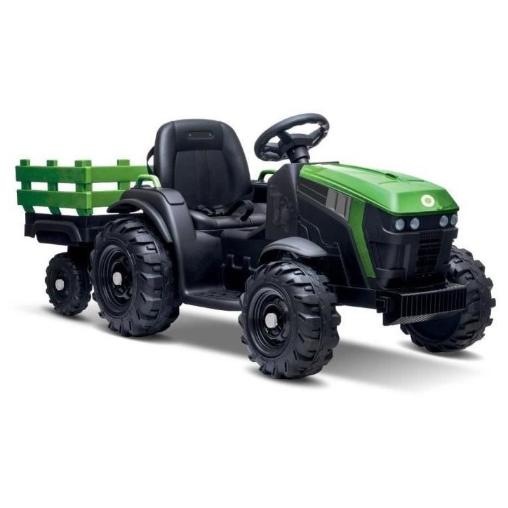 Tracteur enfant électrique avec remorque - Buddy Toys - BEC 8211 Tracteur enfant électrique avec remorque - Buddy Toys - BEC 8211
