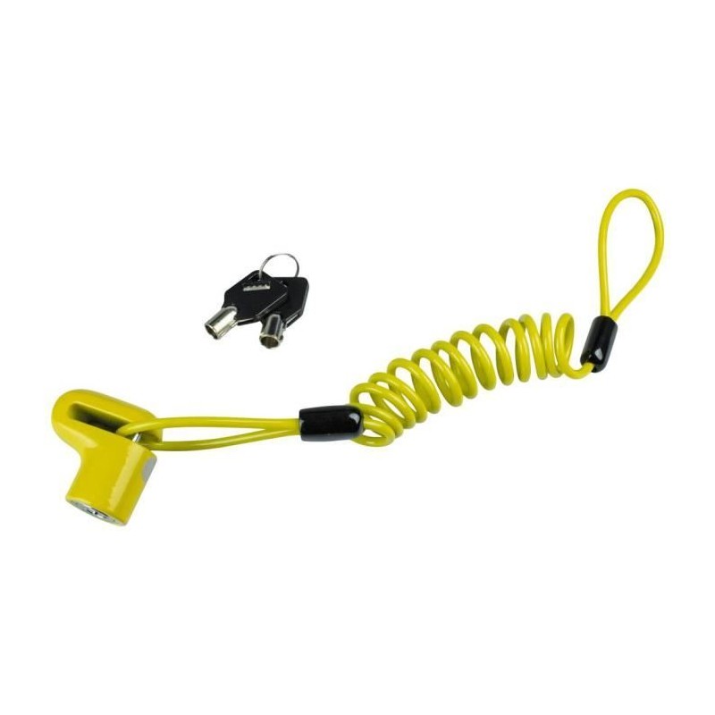 Antivol vélo câble - BURG WACHTER - 520 50 Yellow SB - Câble acier Antivol vélo câble - BURG WACHTER - 520 50 Yellow SB - Câble acier