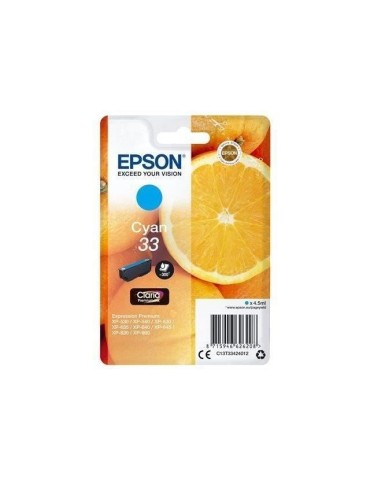 Cartouche d'encre EPSON T3342 Cyan - Oranges - Expression Home XP-530, XP-630, XP-635, XP-830 - 4.5 ml