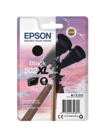EPSON Cartouche d'encre 502 XL Noir - Jumelles (C13T02W14020)