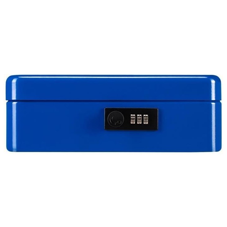 Caissette a monnaie - BURG WACHTER - Money Code 5025 Blue - Ouverture a code, acier bleu Caissette a monnaie - BURG WACHTER - Money Code 5025 Blue - Ouverture a code, acier bleu