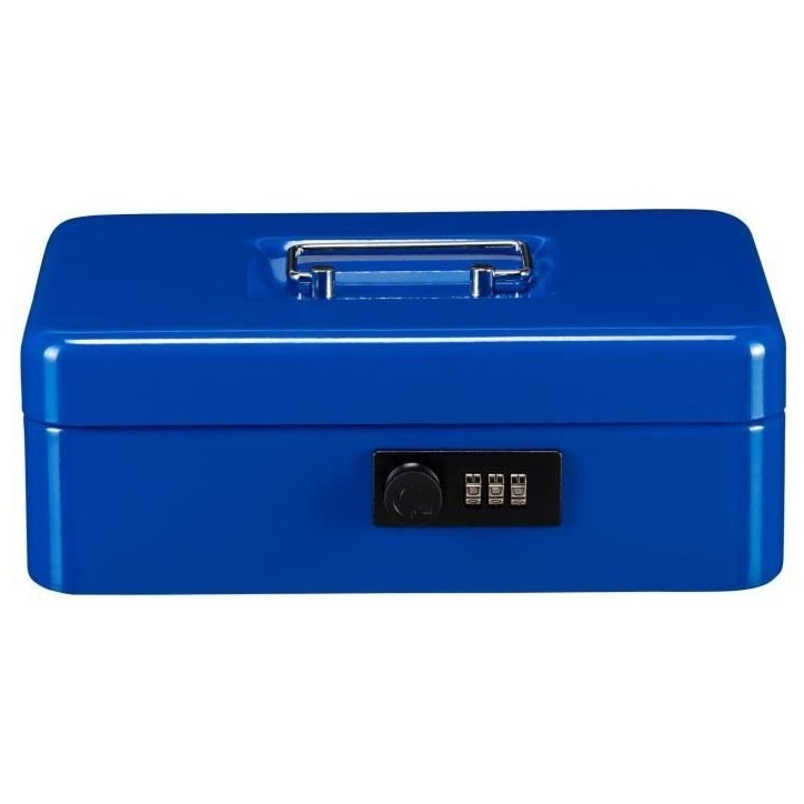 Caissette a monnaie - BURG WACHTER - Money Code 5025 Blue - Ouverture a code, acier bleu Caissette a monnaie - BURG WACHTER - Money Code 5025 Blue - Ouverture a code, acier bleu