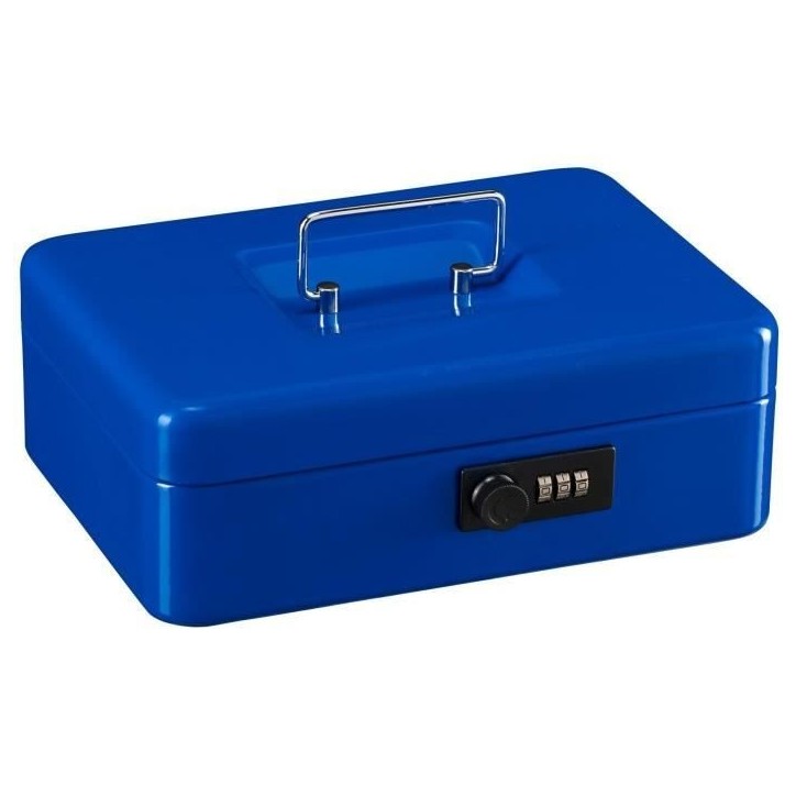 Caissette a monnaie - BURG WACHTER - Money Code 5025 Blue - Ouverture a code, acier bleu Caissette a monnaie - BURG WACHTER - Money Code 5025 Blue - Ouverture a code, acier bleu