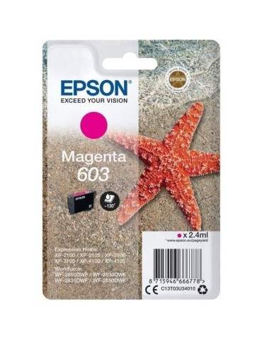 EPSON Cartouche d'encre 603 Magenta - Etoile de mer (C13T03U34010)