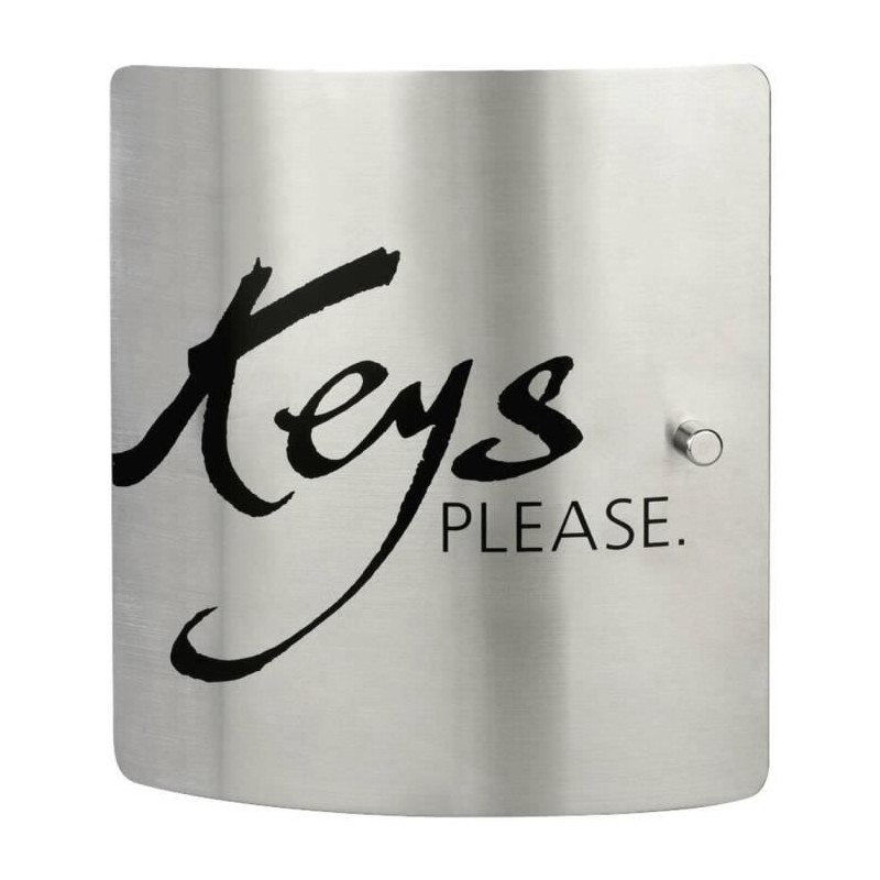 Armoire a clé - BURG WACHTER - 6205/10 Ni KEYS PLEASE - Inox, 10 croc Armoire a clé - BURG WACHTER - 6205/10 Ni KEYS PLEASE - Inox, 10 croc