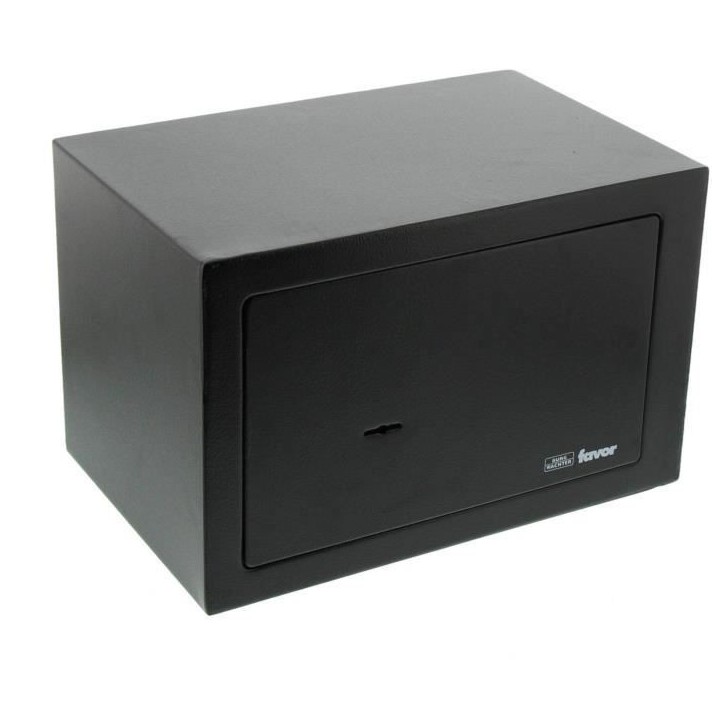 Coffre fort Favor S3 K - BURG WACHTER - Serrure a clé double panneton - 12,4 L - Métal Coffre fort Favor S3 K - BURG WACHTER - Serrure a clé double panneton - 12,4 L - Métal