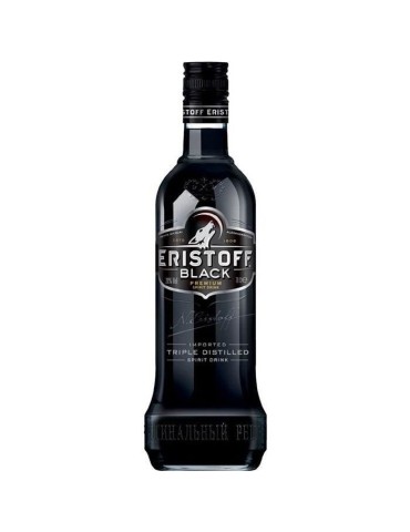 Vodka Eristoff Black - Vodka premium - 18%vol - 70cl