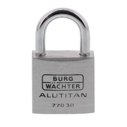 Set de 2 cadenas - BURG WACHTER - DUO 770 30 SB - 30 mm Alutitan, doub