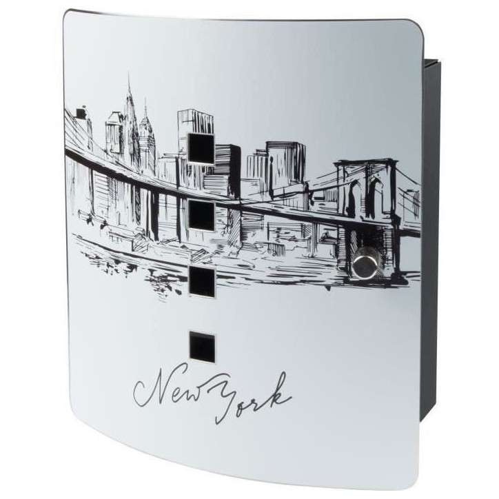 BURG-WÄCHTER Armoire a clés 6204/10 Ni Skyline NY