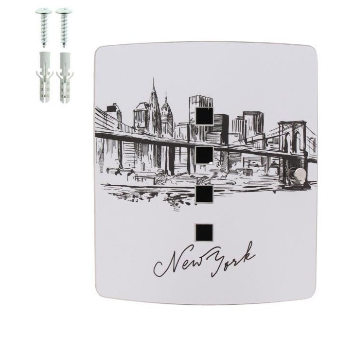 BURG-WÄCHTER Armoire a clés 6204/10 Ni Skyline NY