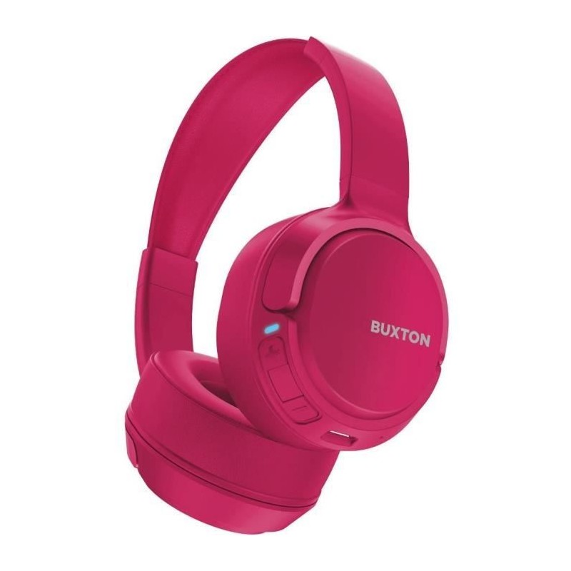 Casque supra-auriculaire sans fil - Buxton - BHP 7300 PINK Casque supra-auriculaire sans fil - Buxton - BHP 7300 PINK