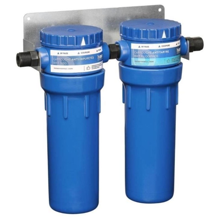 Filtre - BWT - PILODIPHOS PAP - La station duplex pour retenir impuretés et protéger contre tartre et corrosion
