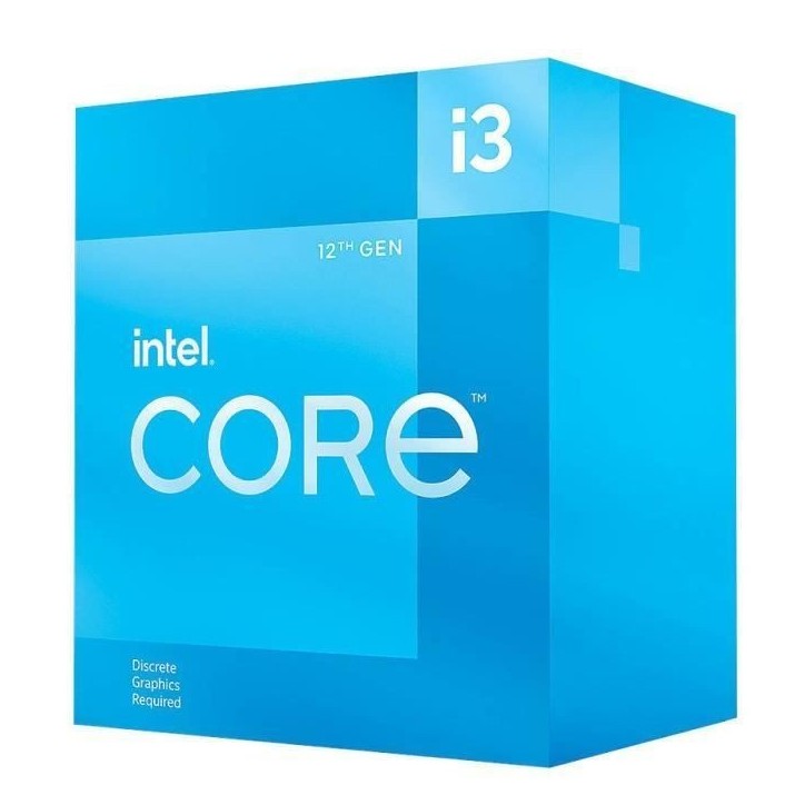 Processeur - INTEL - Core i3-12100F - 12M Cache, jusqu'a 4.30 GHz (BX8071512100F)