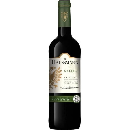 By Haussmann Malbec Pays d'Oc - Vin rouge de Languedoc 2022
